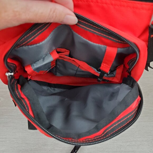 Jansport large red student backpack, bright red - Picture 10 of 13